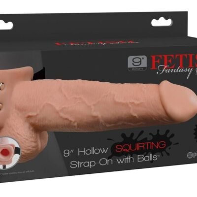 796 FETISH FANTASY SERIES - ARNÉS CON PENE REALÍSTICO EYACULADOR 22,9CM