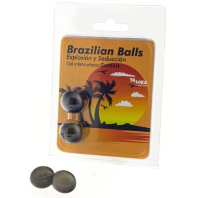 9458 TALOKA - BRAZILIAN BALLS GEL EXCITANTE EFECTO CONFORT 2 BOLAS