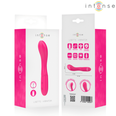 8363 INTENSE - LISETTE VIBRADOR 19 CM FLEXIBLE 10 VIBRACIONES ROSA