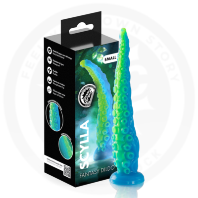 EPIC - SCYLLA DILDO TENTÁCULO FINO FLUORESCENTE TAMAÑO PEQUEÑO