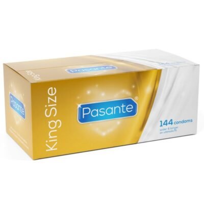 15689 PASANTE - CONDOMS KING SIZE BOX 144 UNITS