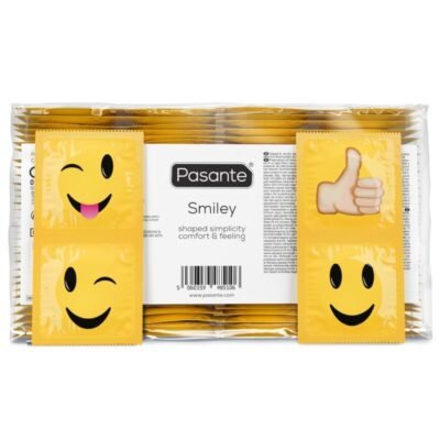 15622 PASANTE - CONDOMS SMILEY BAG 144 UNITS