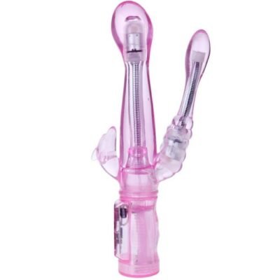 8554 BAILE - VIBRADOR FLEXIBLE CON ESTIMULADOR ANAL