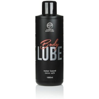1458 COBECO - BODYLUBE BODY LUBE LUBRICANTE BASE AGUA LATEX SAFE 1000 ML