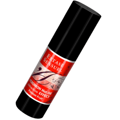 2342 EXTASE SENSUAL - ACEITE MASAJE EFECTO CALOR CON FEROMONAS FRUTA DE LA PASION 30 ML