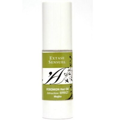 2349 EXTASE SENSUAL - ACEITE MASAJE EFECTO CALOR CON FEROMONAS MOJITO 30 ML