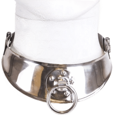 METAL HARD - COLLAR RESTRINGIDOR CON ANILLA