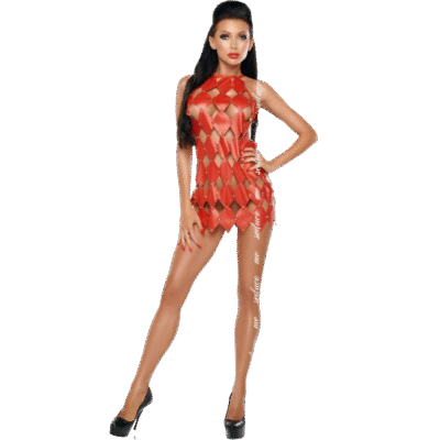 13674 ME-SEDUCE - GWEN VESTIDO ESPALDA DESCUBIERTA ROJO S/M