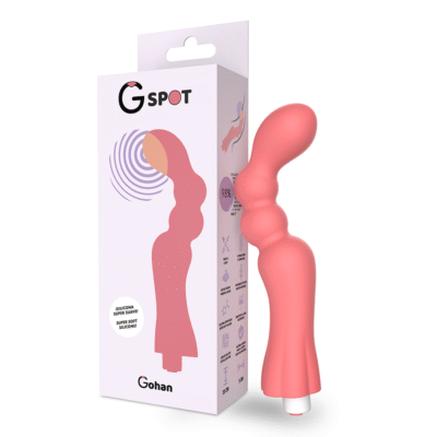 7341 G-SPOT - GOHAN VIBRADOR PUNTO G LIGHT RED