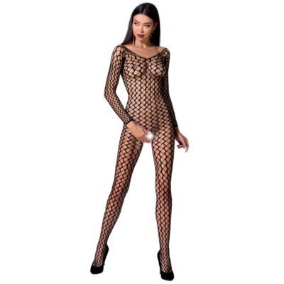 PASSION - WOMAN BS068 BODYSTOCKING NEGRO TALLA ÚNICA