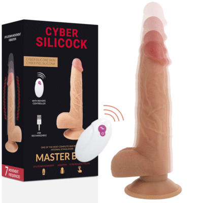 CYBER SILICOCK - REALÍSTICO CONTROL REMOTO MASTER BEN 23.88 CM -O- 4.3 CM