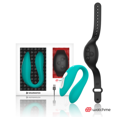 7549 WEARWATCH - VIBRADOR DUAL TECHNOLOGY WATCHME AGUAMARINA / AZABACHE