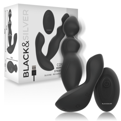 BLACK&SILVER - CORA PLUG PROSTÁTICO SILICONA CONTROL REMOTO