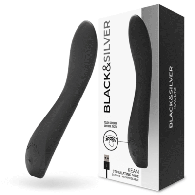 71325 BLACK&SILVER - KEAN VIBRADOR TOUCH CONTROL