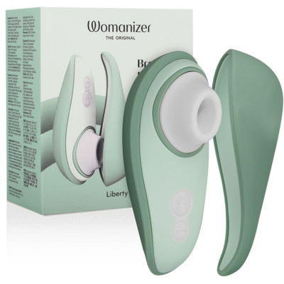 70934 WOMANIZER - LIBERTY 2 ESTIMULADOR & SUCCIONADOR CLÍTORIS VERDE CLARO