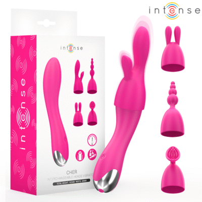 70134 INTENSE - CHER VIBRADOR 20 PATRONES CON CABEZALES INTERCAMBIABLES