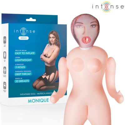 70234 INTENSE DOLLS - MONIQUE MUÑECA HINCHABLE CON TRES ORIFICIOS