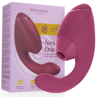 71725 WOMANIZER - DUO NEXT ESTIMULADOR VIBRADOR DUAL CLÍTORIS & PUNTO·G ROSA