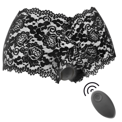 71322 BLACK&SILVER - ZARA ESTIMULADOR CONTROL REMOTO CON PANTY GRATIS
