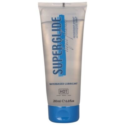 73392 HOT - SUPERGLIDE LIQUID PLEASURE LUBRICANTE BASE AGUA 200 ML