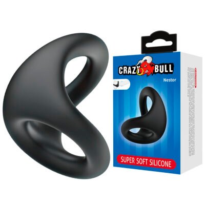 CRAZY BULL - NESTOR ANILLO ERGONÓMICO PARA PENE Y TESTÍCULOS