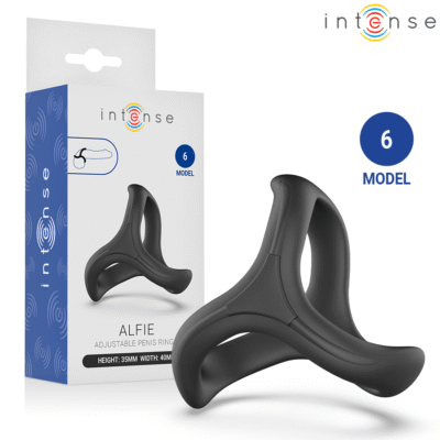 77559 INTENSE - ALFIE ADJUSTABLE TRIPLE PENIS RING MODEL 6