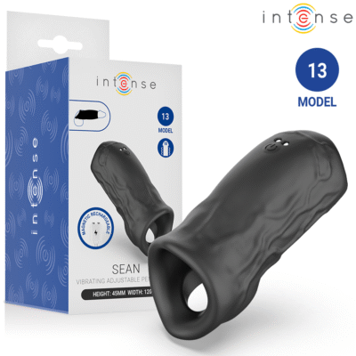 77641 INTENSE - SEAN VIBRATING ADJUSTABLE PENIS RING MODEL 13