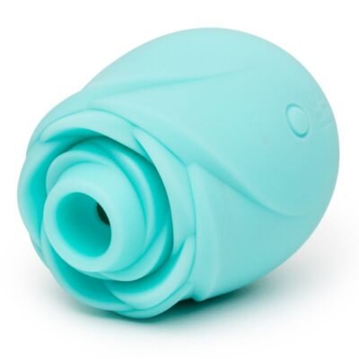 77403 ROMP - ROSE GLOW CLITORAL SUCTION TOOL GLOW IN THE DARK