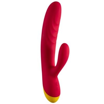 77171 ROMP - JAZZ RECHARGEABLE RABBIT VIBRATOR RED