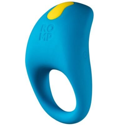77193 ROMP - JUKE SILICONE PENIS RING WITH CLITORAL STIMULATION VIBRATOR