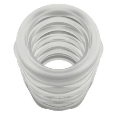 77195 ROMP - MOSH TRANSPARENT MALE MASTURBATOR WITH 6 CM REVERSBLE SHEATH