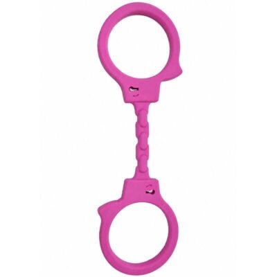 76783 DIABLO PICANTE - SILICONE HANDCUFFS FUCHSIA