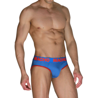 MACHO - MCH005 CLASSIC SLIP BLUE + RED S