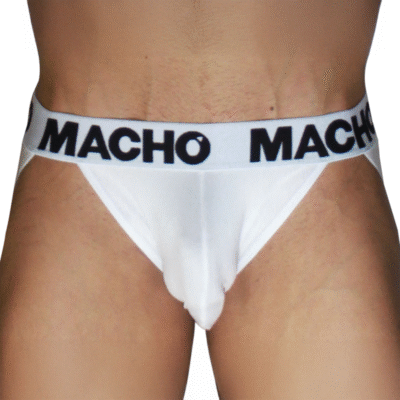 78447 MACHO - MX29BL JOCK WHITE + WHITE S