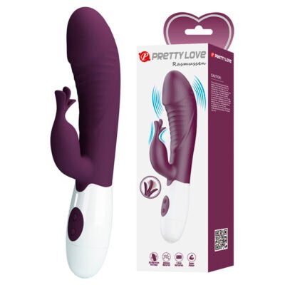 79036 PRETTY LOVE - ROGUE MUSE 30 FUNCTION RABBIT VIBRATOR PURPLE