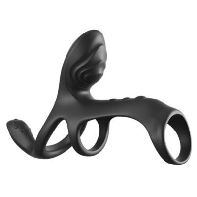 78205 FANTASY C-RINGZ - ULTIMATE COUPLES CAGE MAX VIBRATING COCK RING 19.5 CM