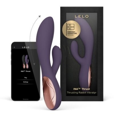 LELO - INA THRUST RABBIT THRUSTING VIBRATOR PURPLE