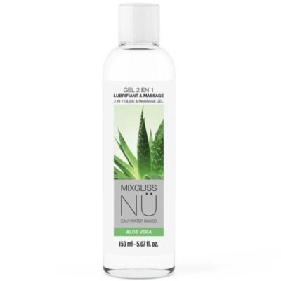 MIXGLISS - 2 IN 1 WATER-BASED LUBRICANT AND MASSAGE GEL NURU ALOE VERA 150 ML