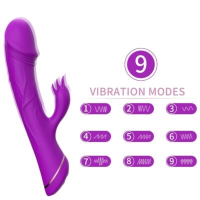79679 ARMONY - DILDO VIBRATOR RABBIT SILICONE PURPLE