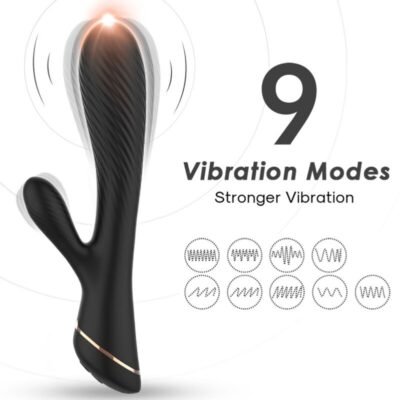 79680 ARMONY - VIBRATOR RABBIT SILICONE BLACK