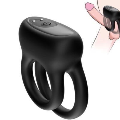 79795 ARMONY - DOUBLE RING VIBRATOR BLACK