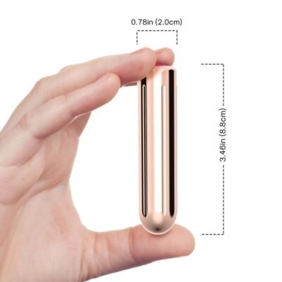 79956 ARMONY - WARHEAD VIBRATOR BULLET GOLDEN 2 CM x 8.8 CM