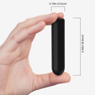 79957 ARMONY - WARHEAD VIBRATOR BULLET BLACK 2 CM x 8.8 CM
