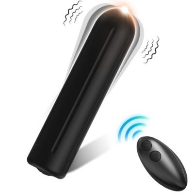 79959 ARMONY - WARHEAD VIBRATOR BULLET REMOTE CONTROL BLACK 2 CM X 8.8 CM