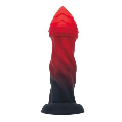 81512 POWER MONSTERS - INFERNAL GOLIATH BICOLOR FANTASY SILICONE DILDO 25 CM Ø 6 CM