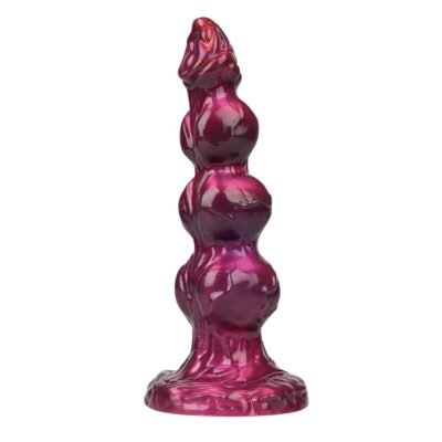 82090 POWER MONSTERS - PRIMAL BEASTLORD PINK TRANSLUCENT FANTASY SILICONE DILDO 26 CM Ø 5 CM