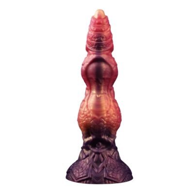 81513 POWER MONSTERS - SAVAGE BEASTLORD TRICOLOR FANTASY SILICONE DILDO 24 CM Ø 5 CM