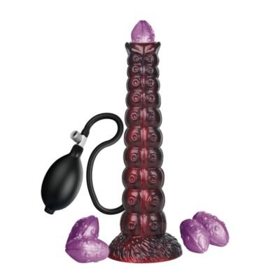 82283 POWER MONSTERS - VOIDCLAW BRUTE BICOLOR INFLATABLE FANTASY SILICONE DILDO 29 CM Ø 5.7 CM