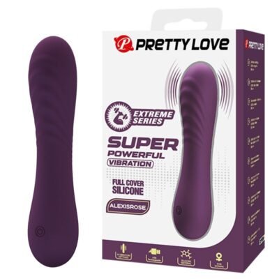82142 PRETTY LOVE - ALEXISROSE RECHARGEABLE VIBRATOR 10 FUNCTIONS PURPLE