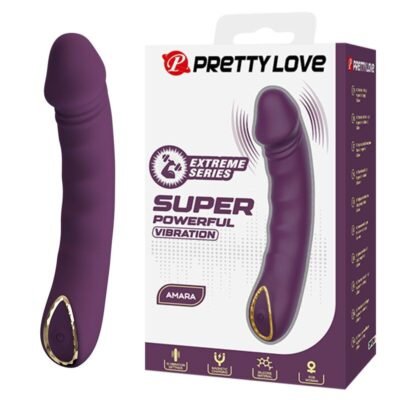 82144 PRETTY LOVE - AMARA RECHARGEABLE VIBRATOR 10 FUNCTIONS PURPLE